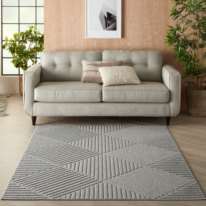 Nourison Cozumel CZM05 Light Grey Outdoor Indoor/Outdoor Rug