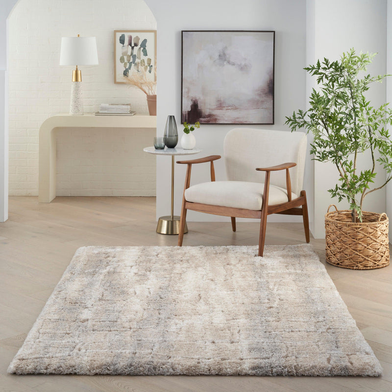 Nourison Dreamy Shag DRS09 Ivory Beige Modern & Contemporary Indoor Rug