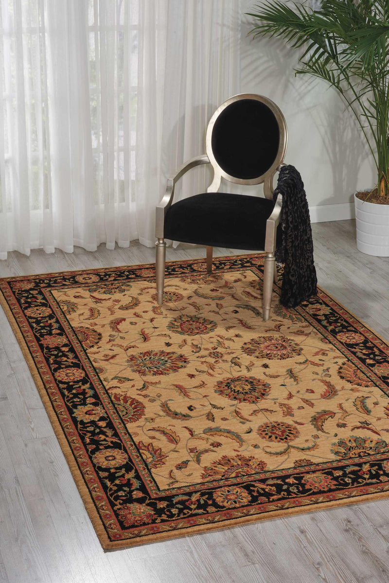 Nourison Living Treasures LI04 Ivory/Black Persian Indoor Rug