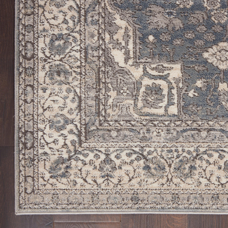 Nourison Quarry QUA07 Grey Ivory Vintage Indoor Rug