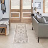 Nourison Serenity Home SRH02 Ivory Mocha Vintage Indoor Rug