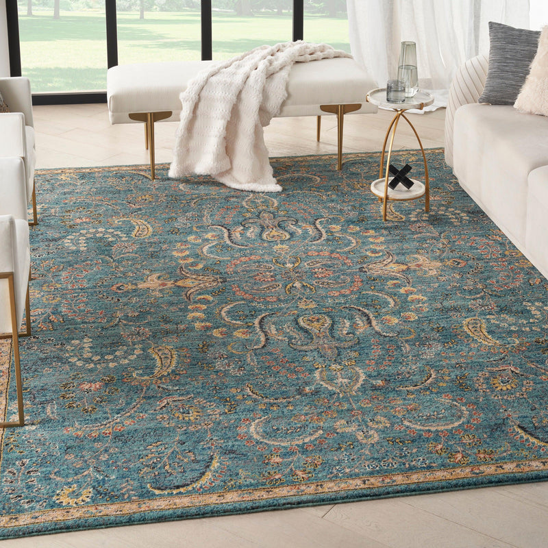 Nourison 2020 NR204 Teal Persian Indoor Rug