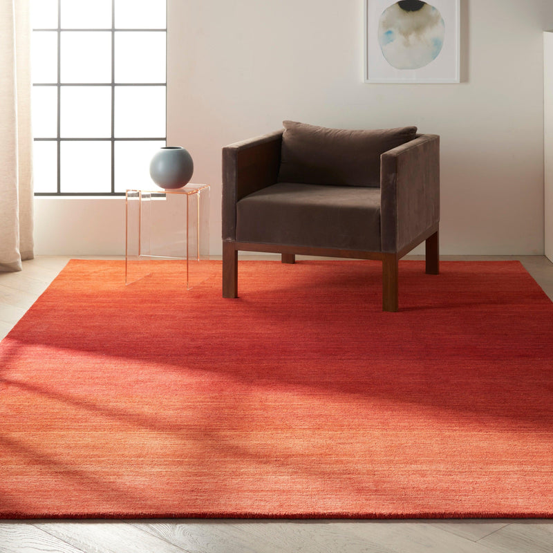 Calvin Klein Linear Glow GLO01 Sumac Indoor Rug