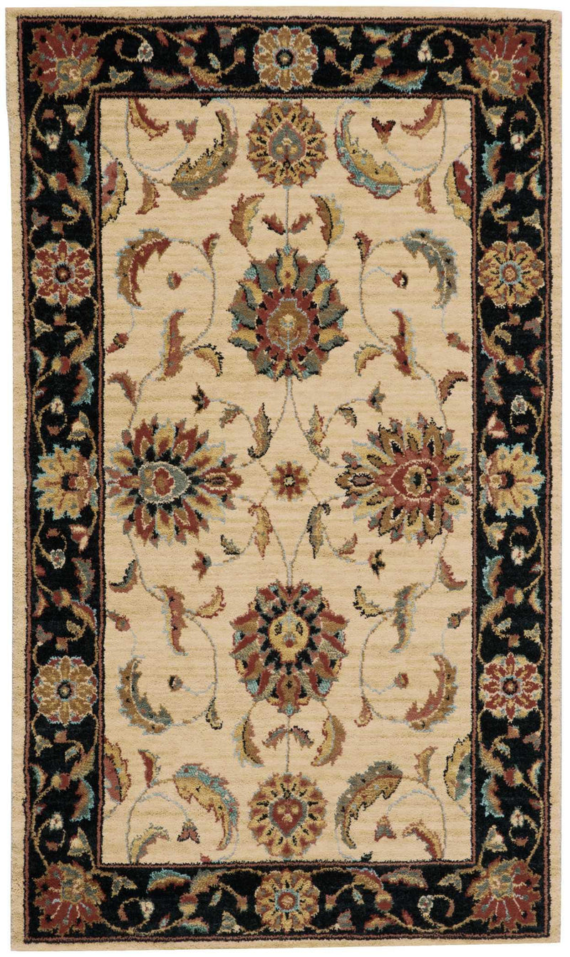 Nourison Living Treasures LI04 Ivory/Black Persian Indoor Rug