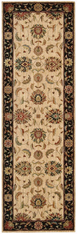 Nourison Living Treasures LI04 Ivory/Black Persian Indoor Rug