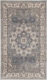 Nourison Quarry QUA07 Grey Ivory Vintage Indoor Rug