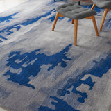 Nourison Symmetry SMM10 Grey/Blue Artistic Indoor Rug