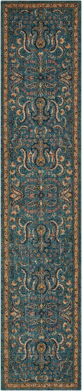 Nourison 2020 NR204 Teal Persian Indoor Rug