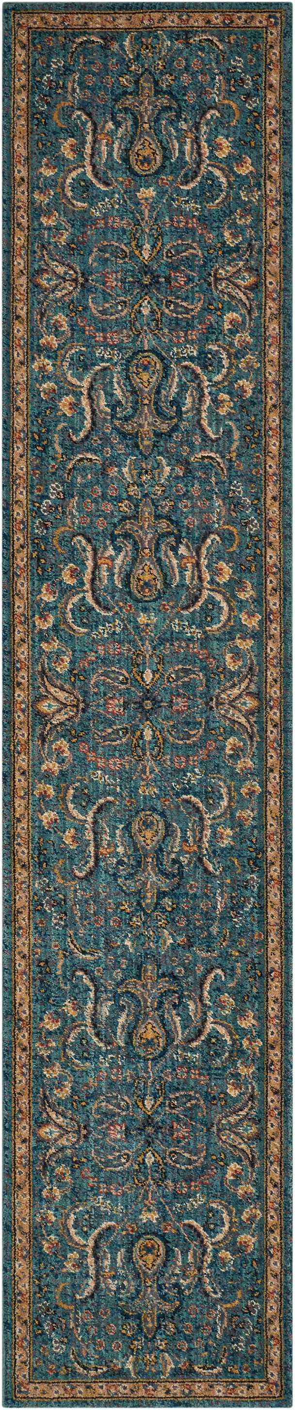 Nourison 2020 NR204 Teal Persian Indoor Rug