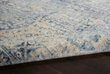 Nourison Lustrous Weave LUW02 Blue/Ivory Floral Indoor Rug