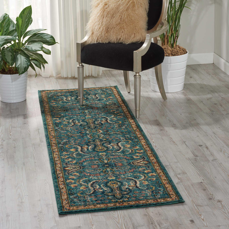 Nourison 2020 NR204 Teal Persian Indoor Rug