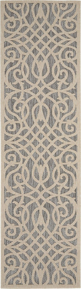 Nourison Cozumel CZM04 Grey Outdoor Indoor/Outdoor Rug