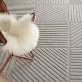 Nourison Cozumel CZM05 Light Grey Outdoor Indoor/Outdoor Rug