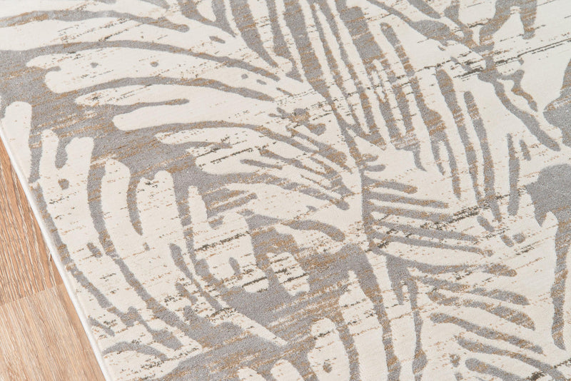 Juliet Beige Distressed Design Runner Rug - Modern Rug Importers