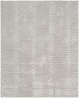 Calvin Klein SFC01 Surfaces Silver Grey Shag Indoor Rug