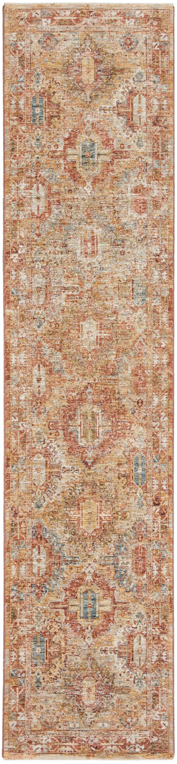 Nourison Sahar SHR01 Rust Persian Indoor Rug