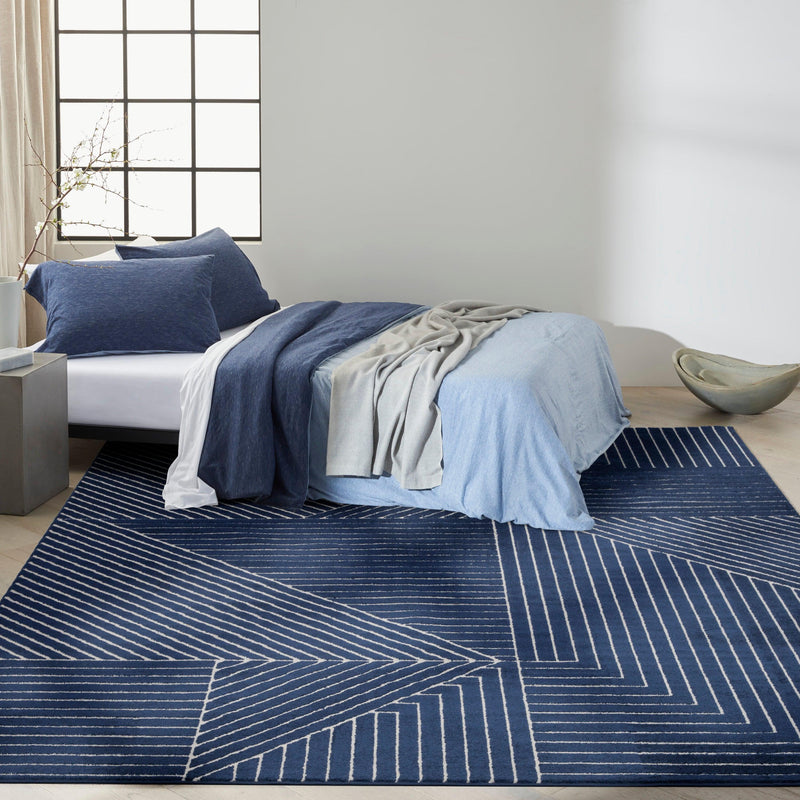 Calvin Klein Ck023 Balance BLN01 Navy/Ivory Modern & Contemporary Indoor Rug