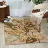 Nourison Tropics TS04 Beige Floral Indoor Rug