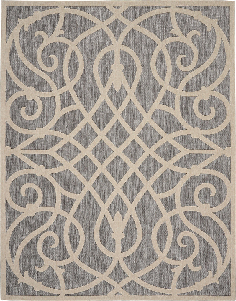 Nourison Cozumel CZM04 Grey Outdoor Indoor/Outdoor Rug