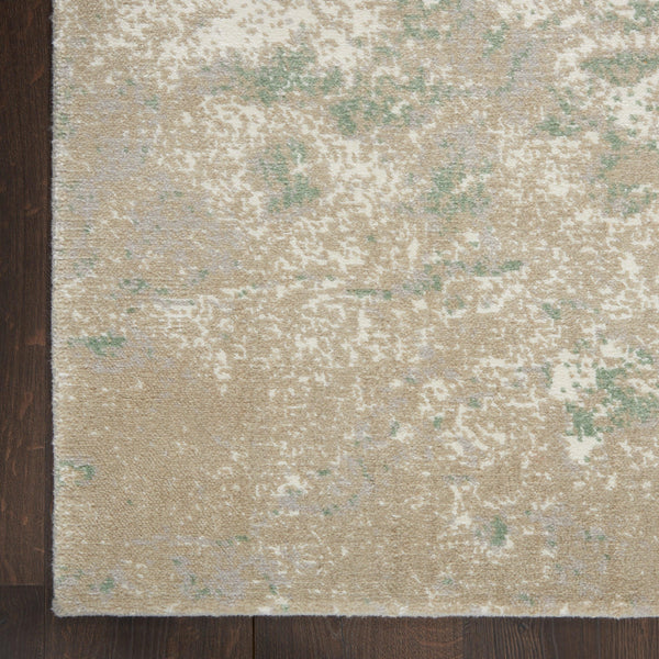 Nourison Twilight TWI06 Ivory Green Modern Indoor Rug