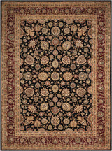 Nourison 2000-2017 Black Persian Indoor Rug