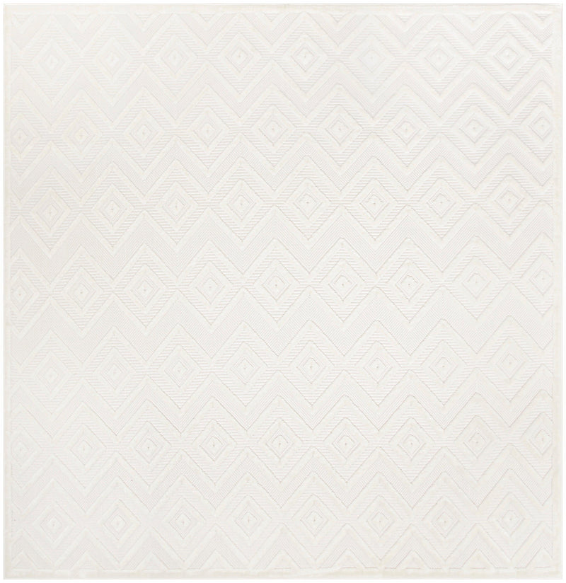 Nourison Versatile NRV01 Ivory White Modern Rug