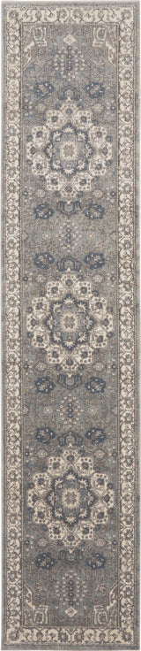 Nourison Quarry QUA07 Grey Ivory Vintage Indoor Rug