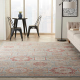 Nourison Homestead HMS02 Blue/Multicolor Farmhouse & Country Indoor Rug