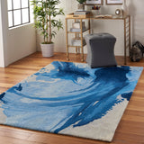 Nourison Symmetry SMM01 Blue/Ivory Artistic Indoor Rug