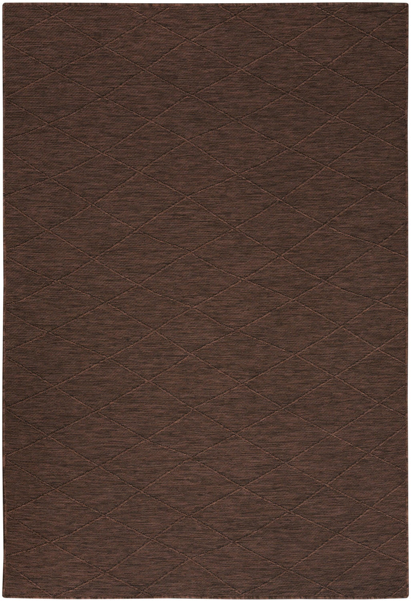 Nourison Washable Solutions WSL01 Mocha Modern Rug