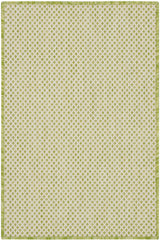 Nourison Courtyard COU01 Ivory Green Outdoor Indoor/Outdoor Rug