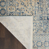 Nourison Lustrous Weave LUW02 Blue/Ivory Floral Indoor Rug