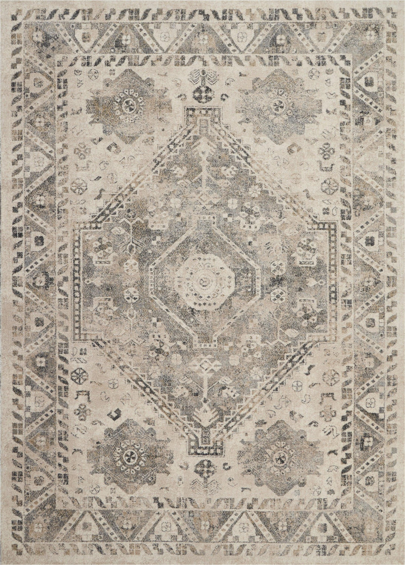 Nourison Fusion FSS11 Cream/Grey Vintage Indoor Rug