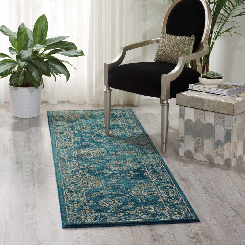 Nourison 2020 NR202 Teal Persian Indoor Rug