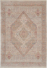 Nourison Homestead HMS03 Beige/Grey Farmhouse & Country Indoor Rug