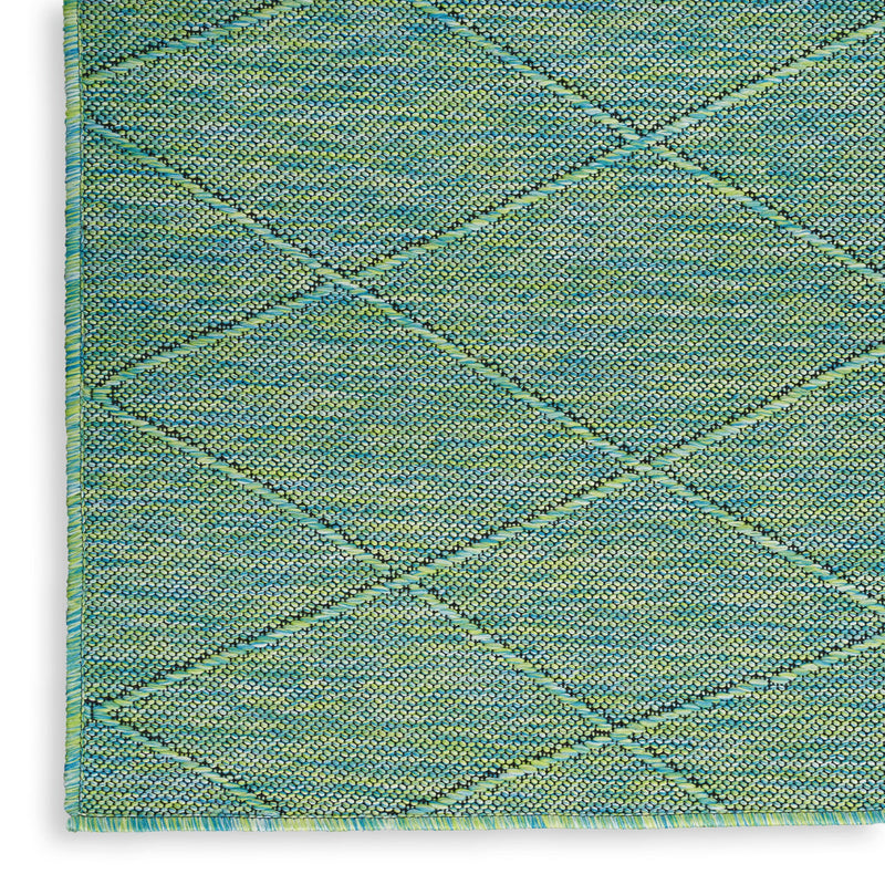 Nourison Washable Solutions WSL01 Blue/Green Modern Rug