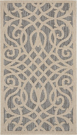 Nourison Cozumel CZM04 Grey Outdoor Indoor/Outdoor Rug