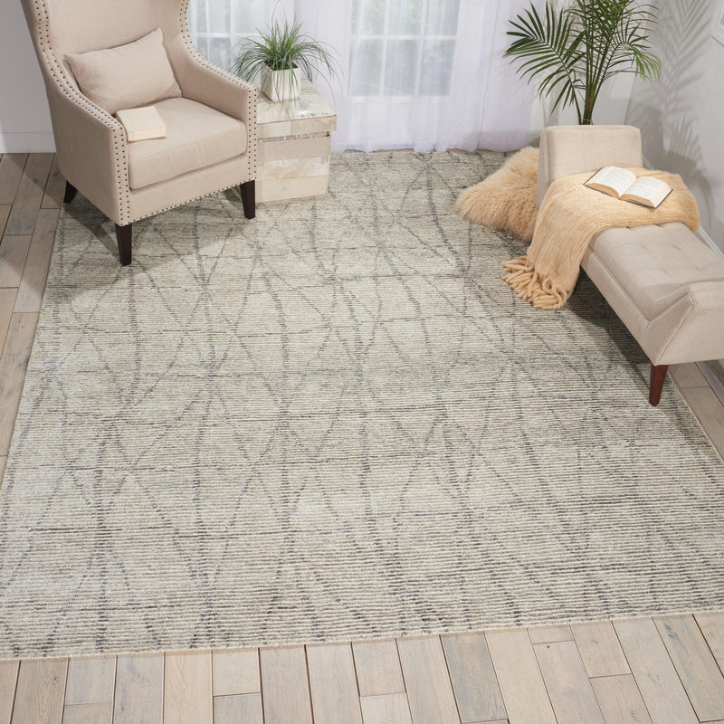 Nourison Ellora ELL02 Stone Tribal Indoor Rug