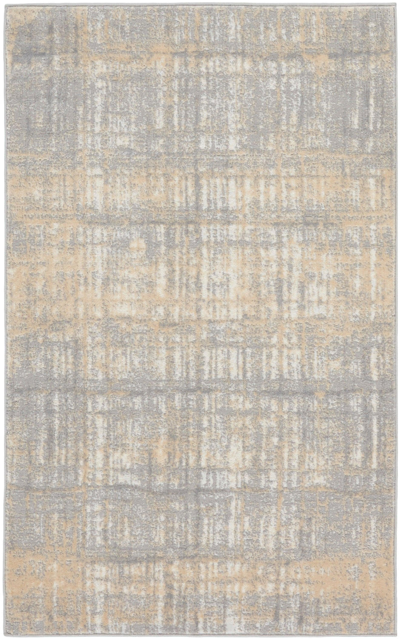 Calvin Klein Ck005 Enchanting ECH05 Grey/Ivory Modern & Contemporary Indoor Rug