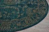 Nourison 2020 NR202 Teal Persian Indoor Rug