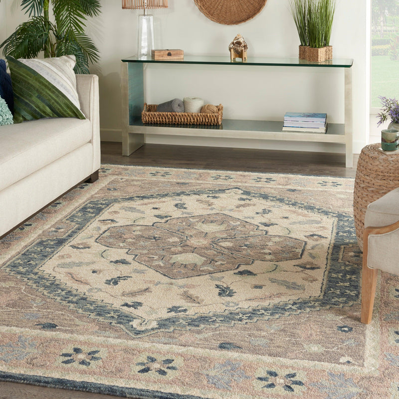 Nourison Bahari BAH03 Grey Persian Indoor Rug