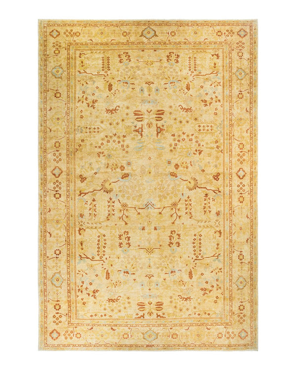 One-of-a-Kind Imported Hand-knotted Area Rug  - Beige, 12' 0" x 18' 2" - Modern Rug Importers