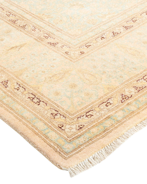 One-of-a-Kind Imported Hand-knotted Area Rug  - Beige, 6' 1" x 9' 1" - Modern Rug Importers