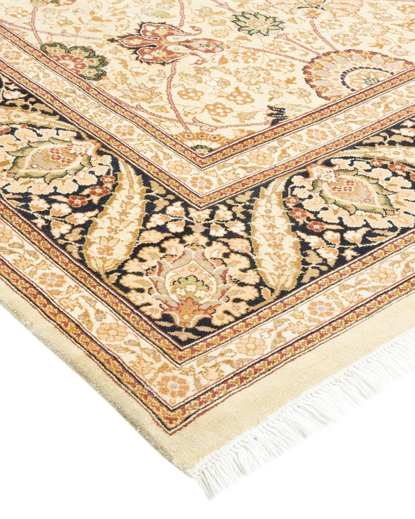 One-of-a-Kind Imported Hand-knotted Area Rug  - Beige, 6' 1" x 9' 5" - Modern Rug Importers