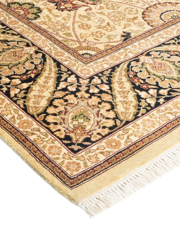 One-of-a-Kind Imported Hand-knotted Area Rug  - Beige, 6' 2" x 6' 2" - Modern Rug Importers