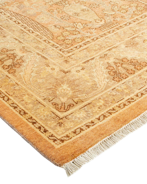 One-of-a-Kind Imported Hand-knotted Area Rug  - Beige, 6' 2" x 9' 0" - Modern Rug Importers