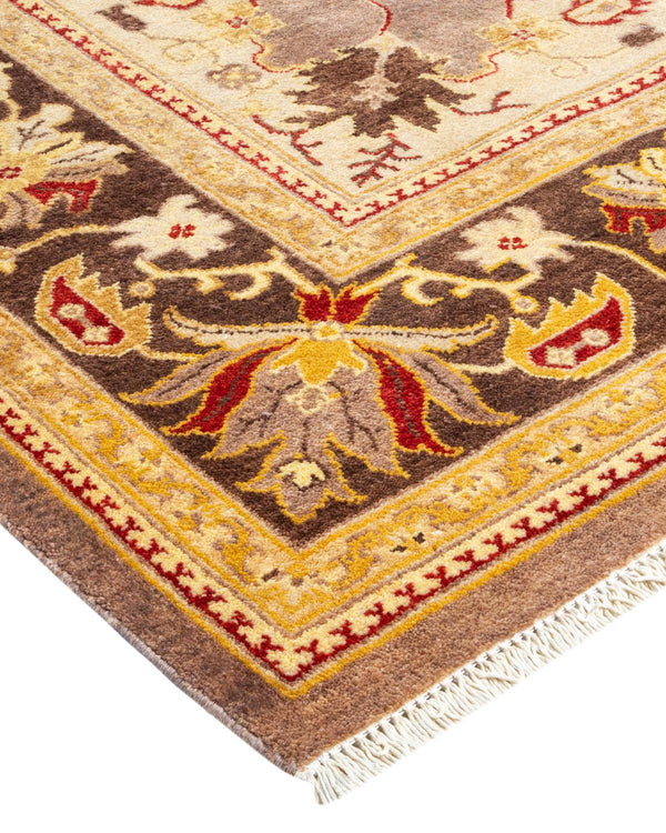 One-of-a-Kind Imported Hand-knotted Area Rug  - Beige, 6' 3" x 9' 5" - Modern Rug Importers