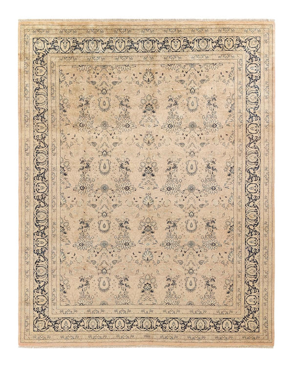 One-of-a-Kind Imported Hand-knotted Area Rug  - Beige, 8' 1" x 10' 1" - Modern Rug Importers