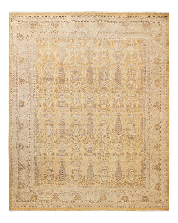 One-of-a-Kind Imported Hand-Knotted Area Rug  - Beige, 8' 1" x 10' 1" - Modern Rug Importers