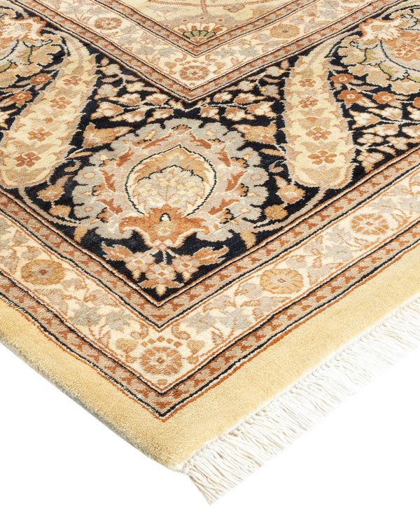 One-of-a-Kind Imported Hand-Knotted Area Rug  - Beige,  8' 2" x 10' 3" - Modern Rug Importers